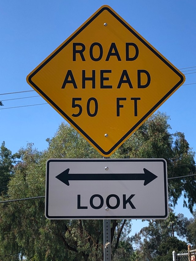 Image of road signs.