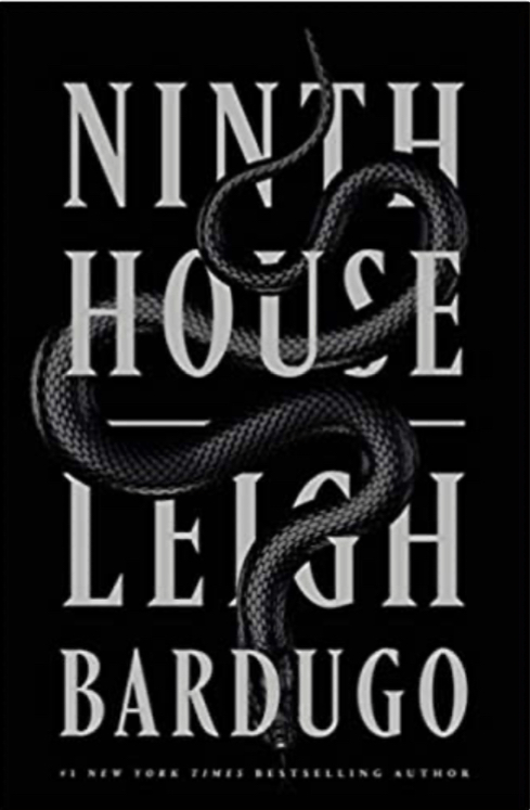 The cover of "Ninth House" has a snake entwined through the title and author's name. 